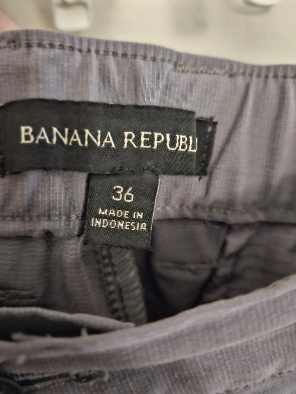 Banana Republic Men's Slate Gray Flat-Front Shorts